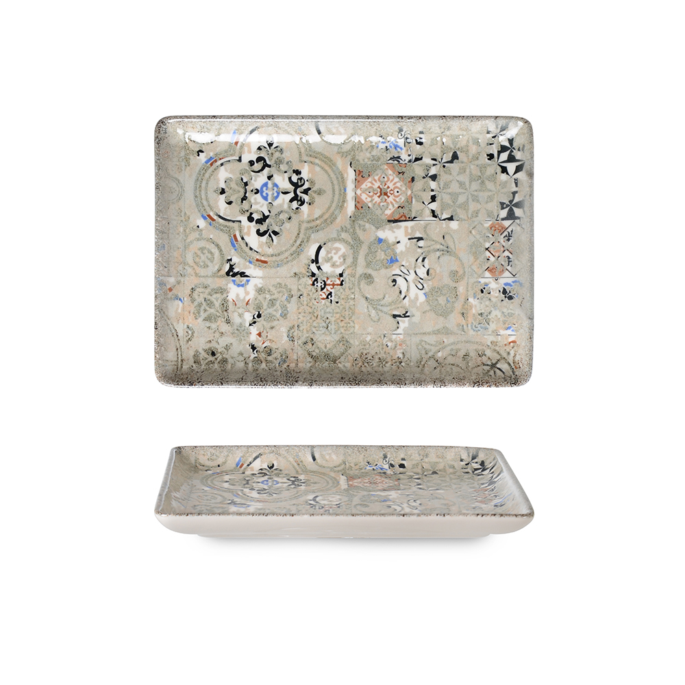 Flora Miriana Rectangular Serving Plate